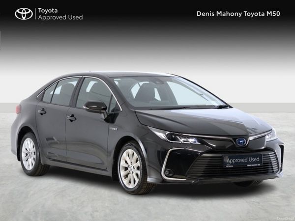 Toyota Corolla Saloon, Petrol Hybrid, 2022, Black