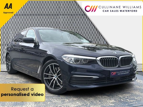 BMW 5-Series Saloon, Petrol Plug-in Hybrid, 2018, Blue