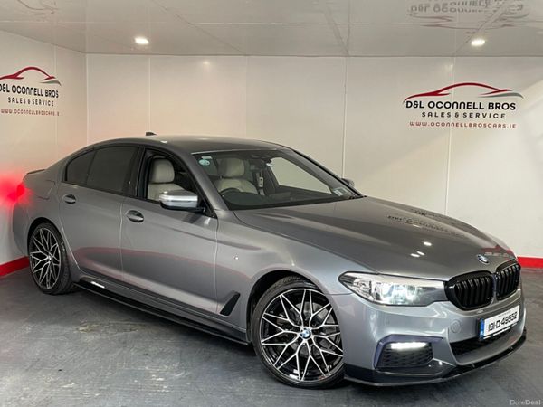 BMW 5-Series Saloon, Diesel, 2019, Blue