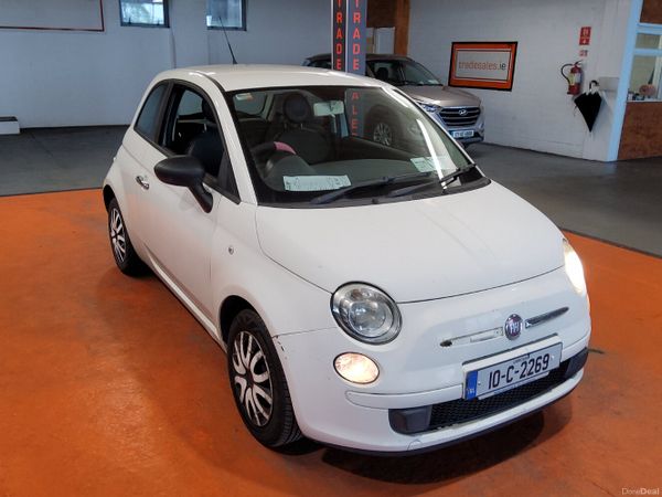 Fiat 500 Hatchback, Petrol, 2010, White