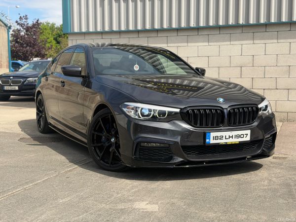 BMW 5-Series Saloon, Petrol Plug-in Hybrid, 2018, Grey