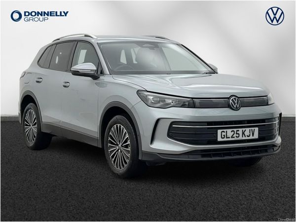 Volkswagen Tiguan Estate, Petrol Hybrid, 2025, Silver