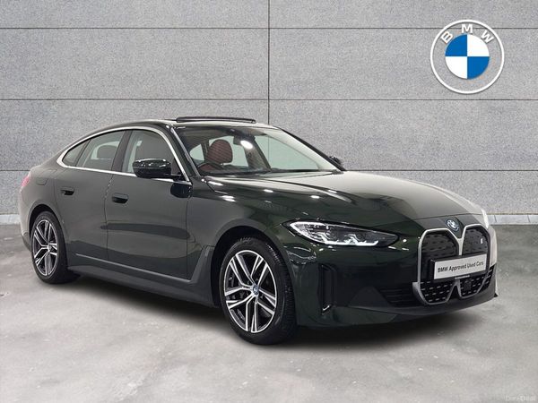 BMW i4 Hatchback, Electric, 2024, Green