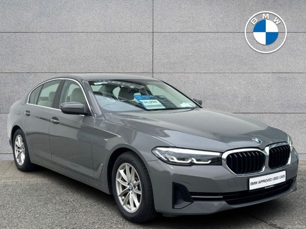 BMW 5-Series Saloon, Diesel Hybrid, 2021, Grey