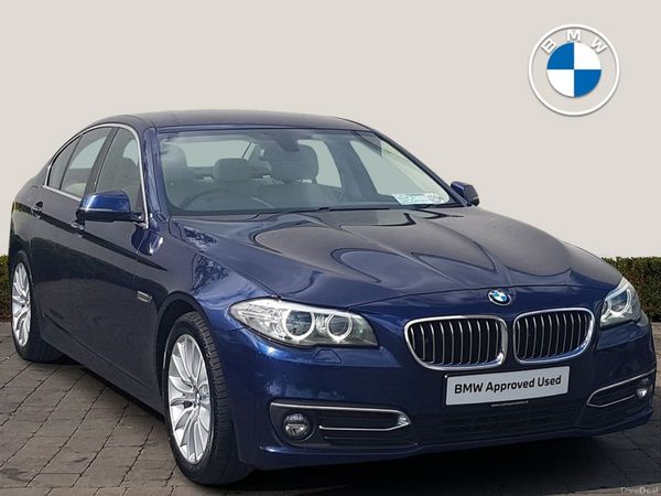 BMW 5-Series Saloon, Diesel, 2016, Blue