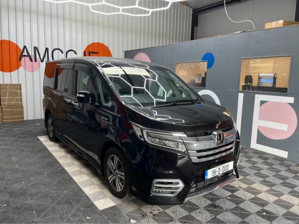 Honda Stepwagon MPV, Petrol Hybrid, 2019, Black