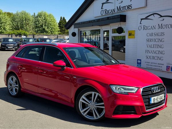 Audi A3 Hatchback, Diesel, 2018, Red