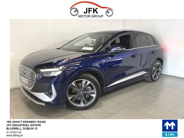 Audi Q4 e-tron SUV, Electric, 2023, Blue
