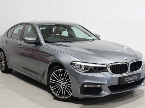 BMW 5-Series Saloon, Petrol Plug-in Hybrid, 2018, Blue