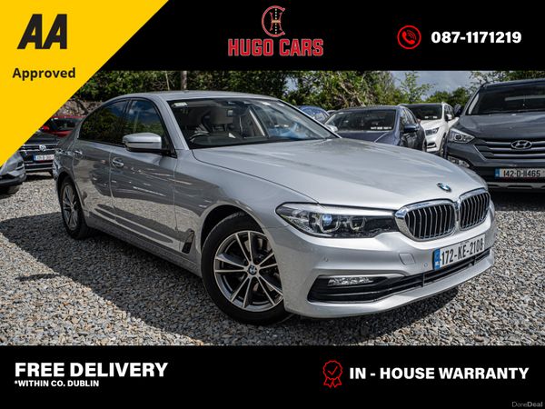 BMW 5-Series Saloon, Diesel, 2017, Silver