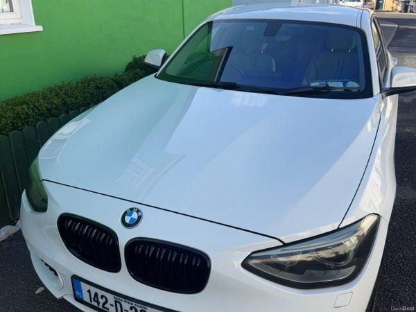 BMW 1-Series Hatchback, Petrol, 2014, White