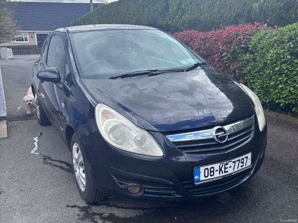 Opel Corsa Hatchback, Petrol, 2008, Black
