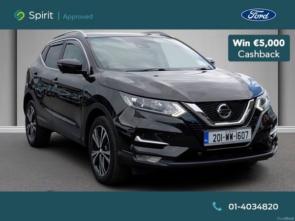Nissan Qashqai Hatchback, Petrol, 2020, Black