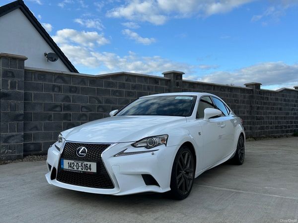 Lexus IS Saloon, Petrol Hybrid, 2014, White