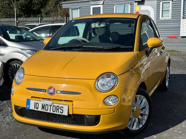 Fiat 500 Hatchback, Petrol, 2014, Yellow