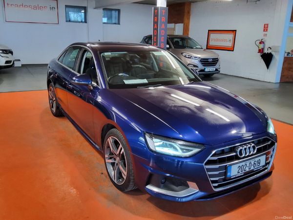 Audi A4 Saloon, Diesel, 2020, Blue