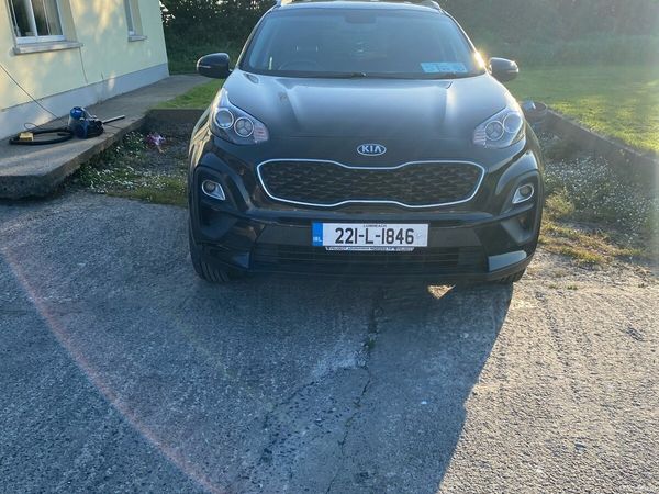 Kia Sportage SUV, Diesel Hybrid, 2022, Black