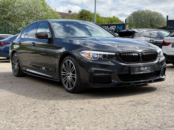 BMW 5-Series Saloon, Petrol Hybrid, 2019, Grey