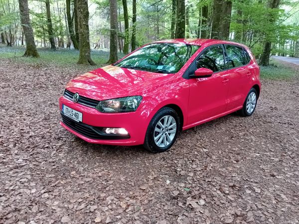 Volkswagen Polo Hatchback, Diesel, 2017, Red