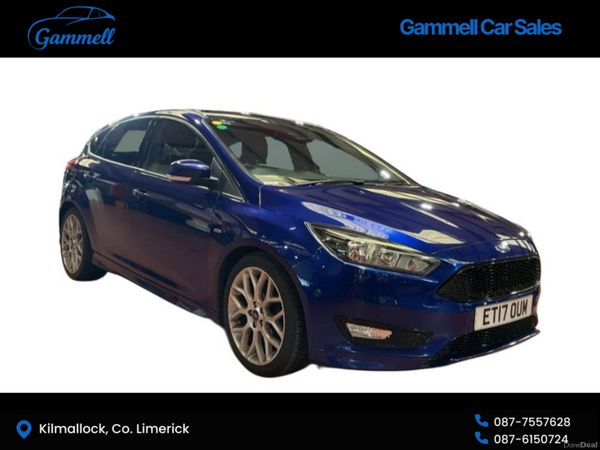 Ford Focus Hatchback, Diesel, 2017, Blue