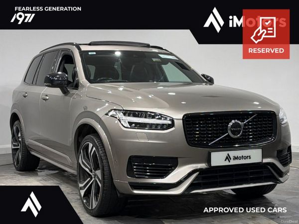 Volvo XC90 SUV, Petrol Plug-in Hybrid, 2021, Grey