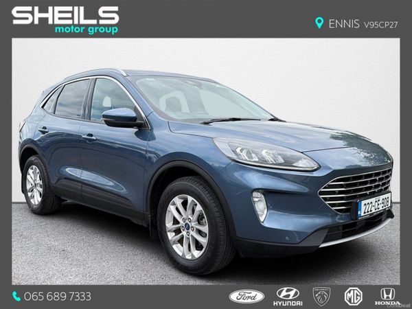 Ford Kuga SUV, Petrol Plug-in Hybrid, 2022, Blue