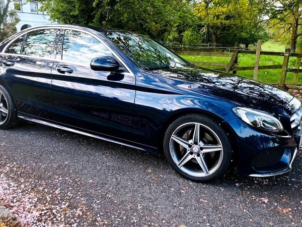 Mercedes-Benz C-Class Saloon, Diesel, 2017, Blue