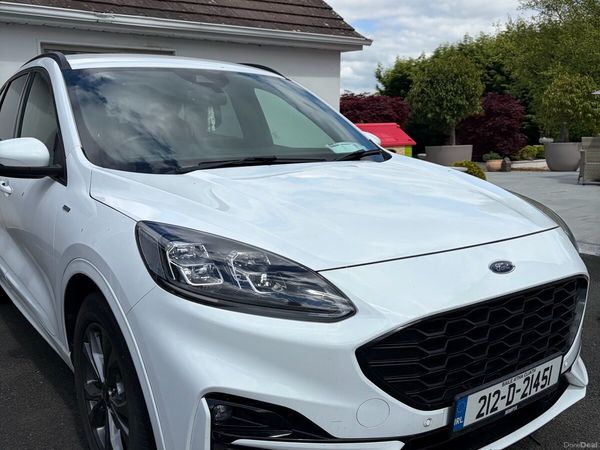 Ford Kuga SUV, Petrol Hybrid, 2021, White