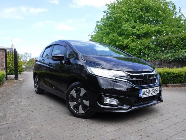 Honda Fit Hatchback, Petrol Hybrid, 2018, Black