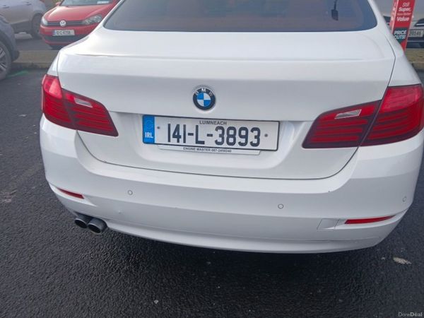 BMW 5-Series Saloon, Diesel, 2014, White