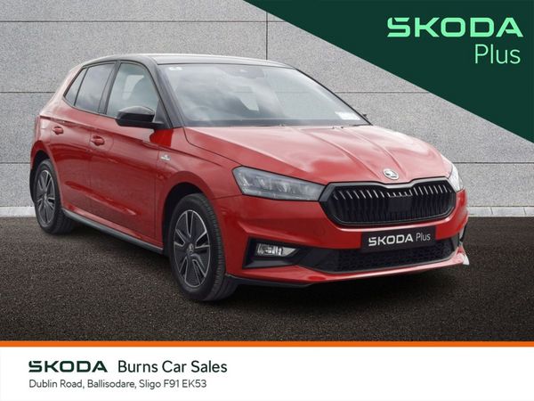 Skoda Fabia Hatchback, Petrol, 2024, Red