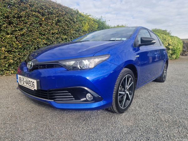 Toyota Auris Hatchback, Petrol Hybrid, 2018, Blue