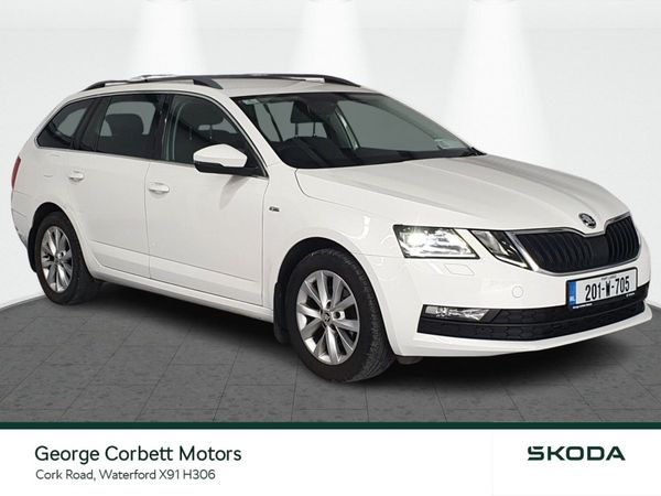 Skoda Octavia Estate, Diesel, 2020, White