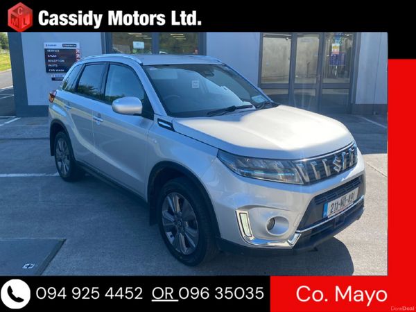 Suzuki Vitara SUV, Petrol Hybrid, 2021, Grey