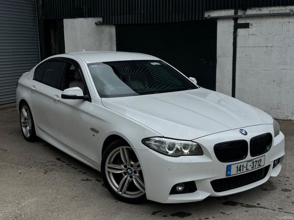 BMW 5-Series Saloon, Diesel, 2014, White