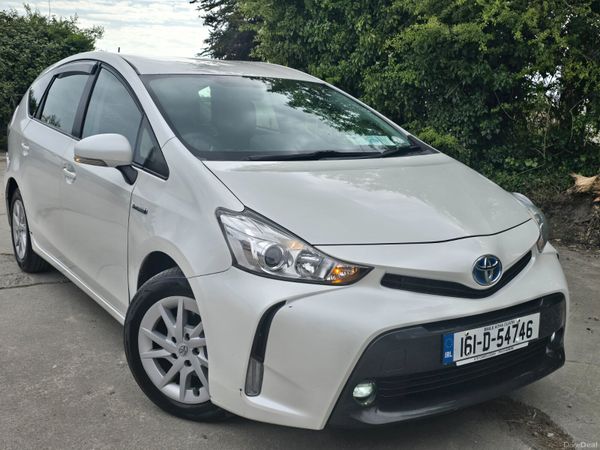 Toyota Prius MPV, Petrol Hybrid, 2016, White
