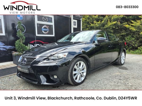 Lexus IS Saloon, Petrol Hybrid, 2015, Black