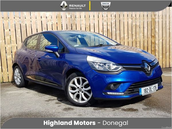 Renault Clio Hatchback, Petrol, 2018, Blue