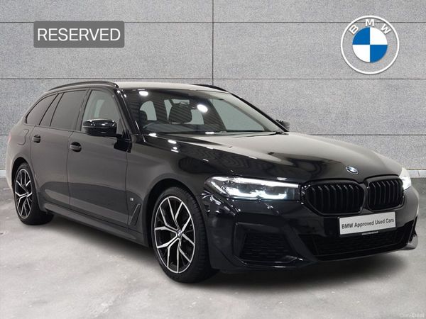 BMW 5-Series Estate, Diesel, 2023, Black