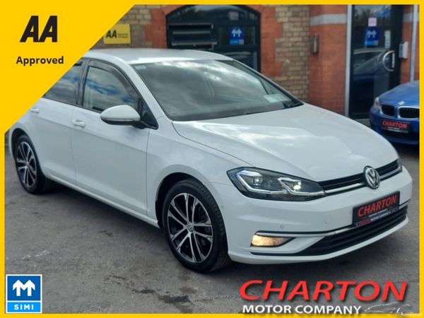 Volkswagen Golf Hatchback, Diesel, 2019, White