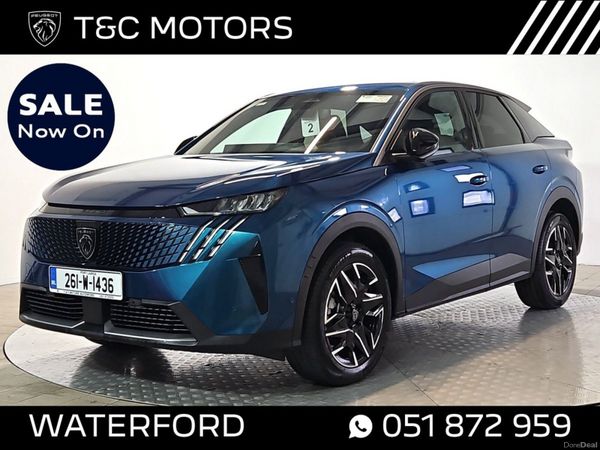 Peugeot 3008 MPV, Petrol, 2026, Blue
