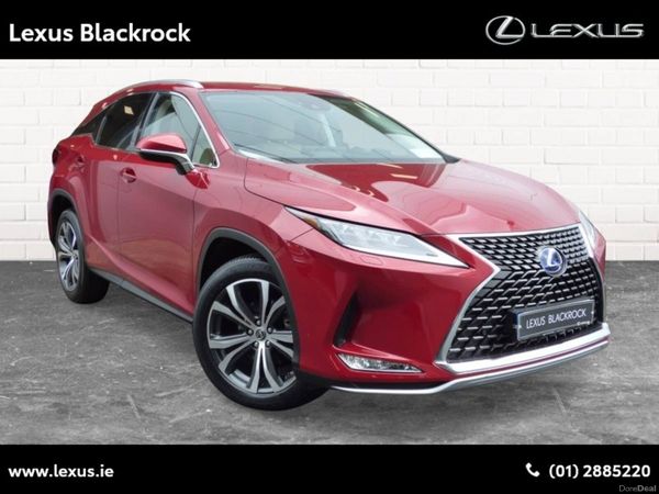 Lexus RX450H Estate, Petrol Hybrid, 2020, Red