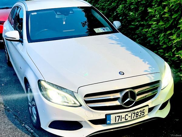 Mercedes-Benz C-Class Estate, Petrol Plug-in Hybrid, 2017, White