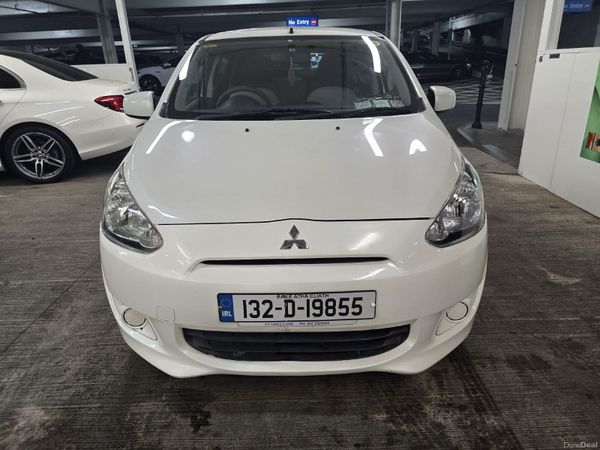 Mitsubishi Mirage Hatchback, Petrol, 2013, White