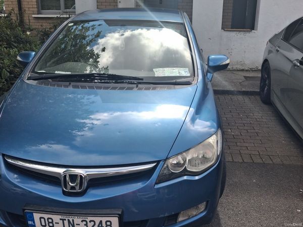 Honda Civic Saloon, Petrol Hybrid, 2008, Blue