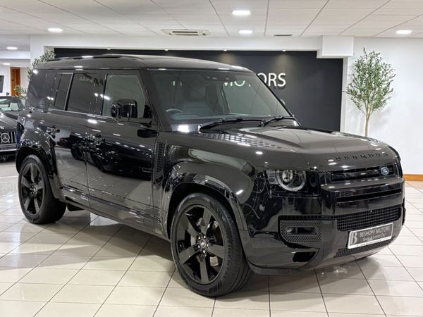 Land Rover Defender Estate, Petrol Plug-in Hybrid, 2025, Black
