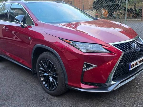 Lexus RX SUV, Petrol Hybrid, 2016, Red
