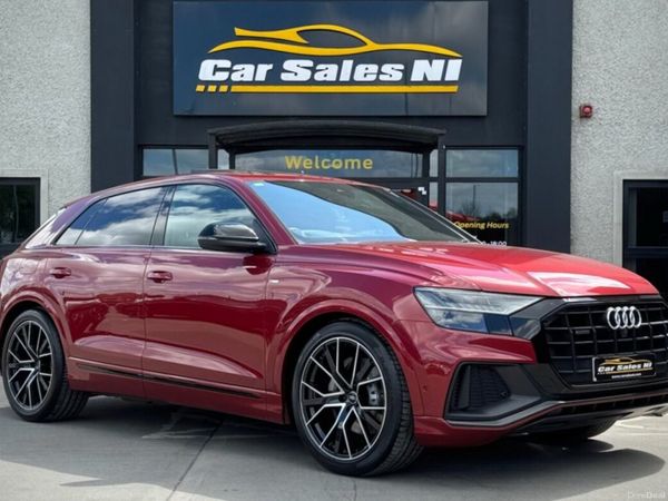 Audi Q8 SUV, Diesel Hybrid, 2021, Red