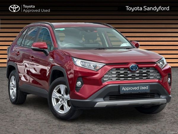 Toyota RAV4 SUV, Petrol Hybrid, 2021, Red