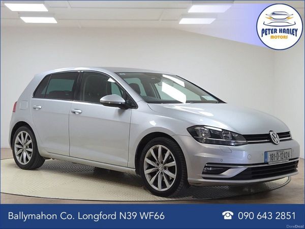 Volkswagen Golf Hatchback, Diesel, 2018, Silver